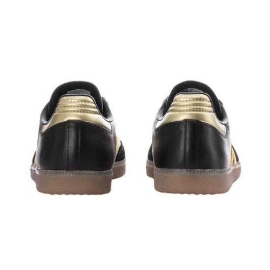 Adidas Originals Samba Messi Indoor Football Shoes Black Gold Sneakers IH8159