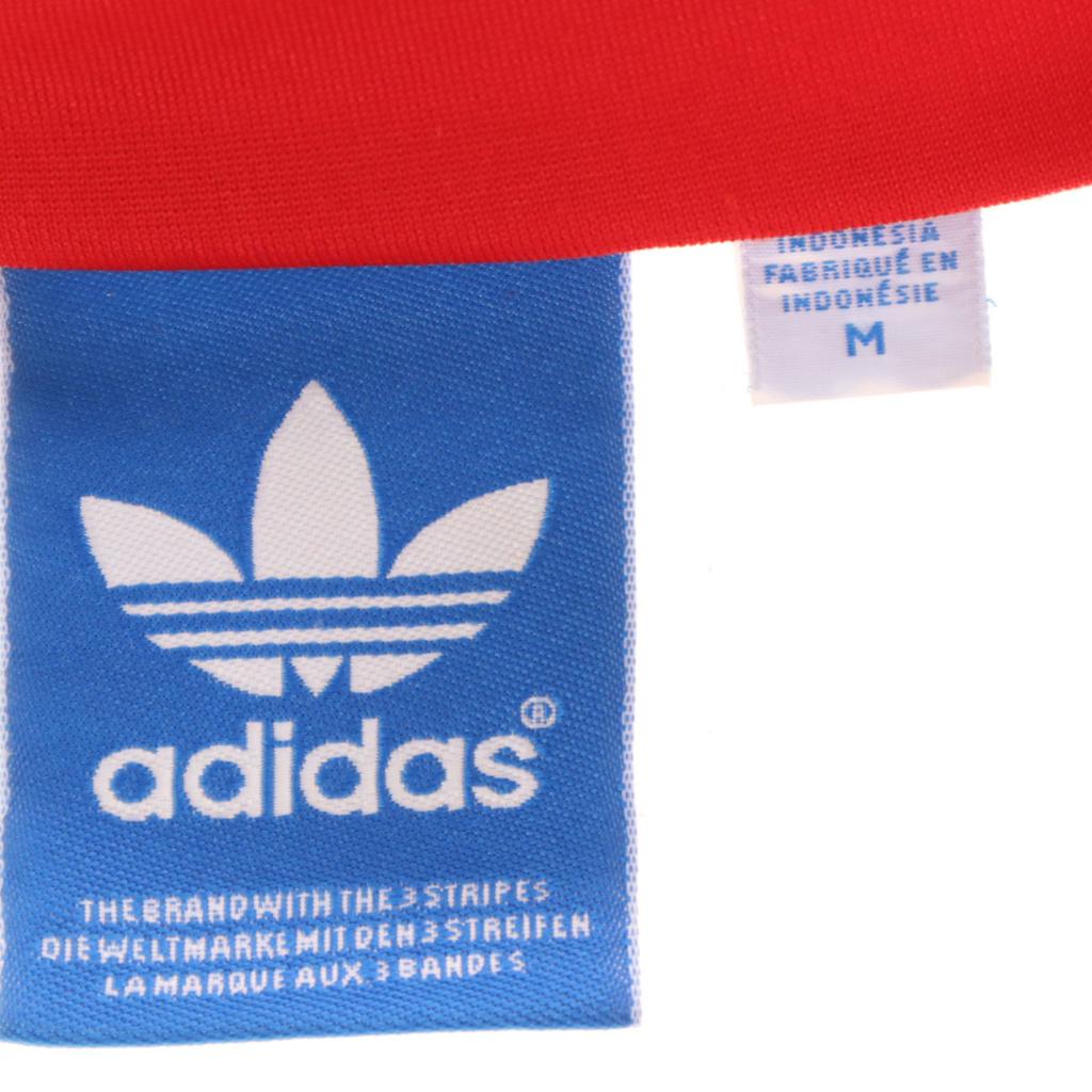 Adidas Embroidered Trefoil Logo Track Jacket M England Lion Jersey Men's Used