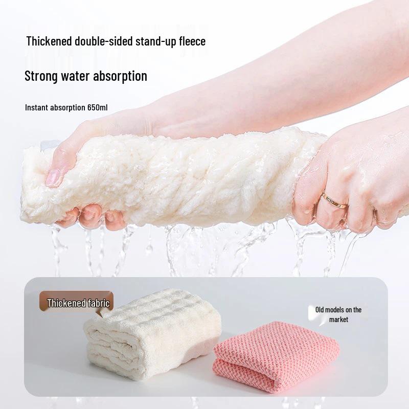 Nowy przyjazd: Damski szybkoschnący, chłonny ręcznik do włosów - duży szal na głowę do ochrony włosów