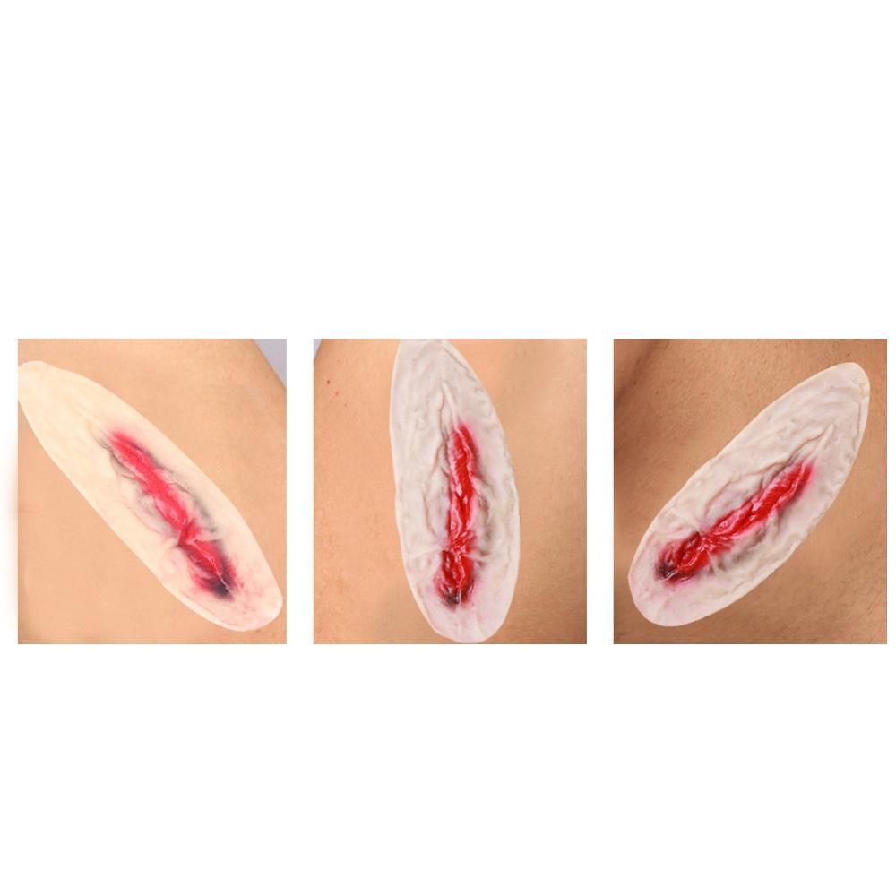 Halloween Decoration High-grade Fake Scars Funny Props 1 Pc