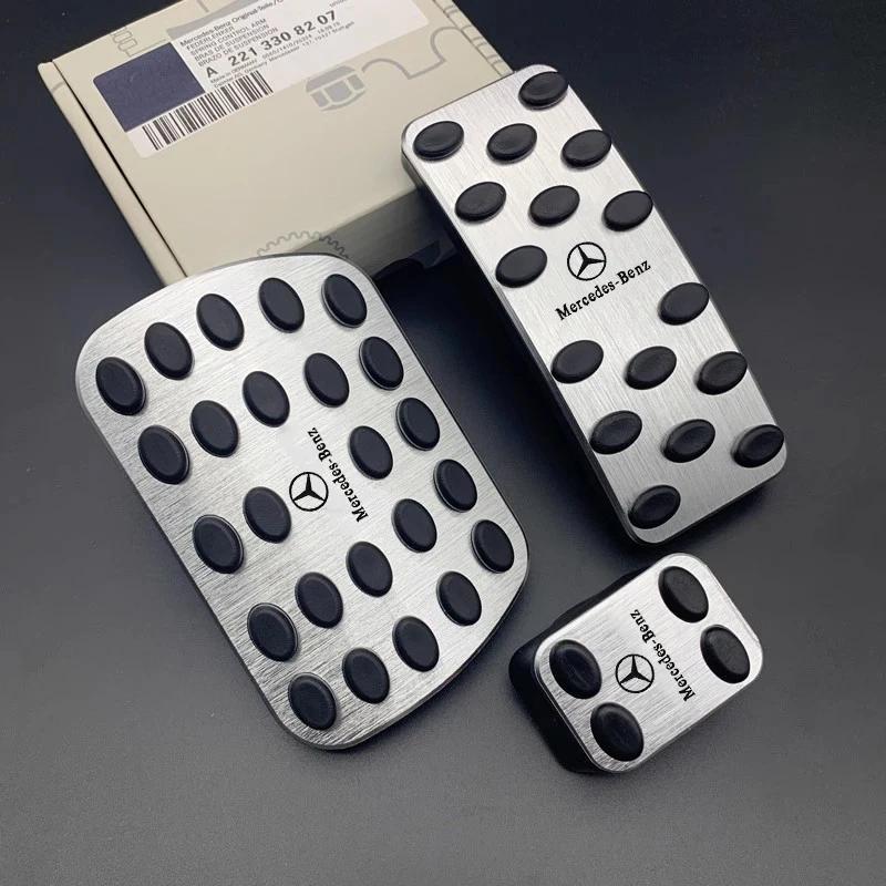 2025 Hot Car Gas Fuel Brake Foot Pedal Cover For Mercedes Benz AMG W206 W204 W205 W212 W464 W240 W211 GLE GLS GLC CLA GLA GLK W2