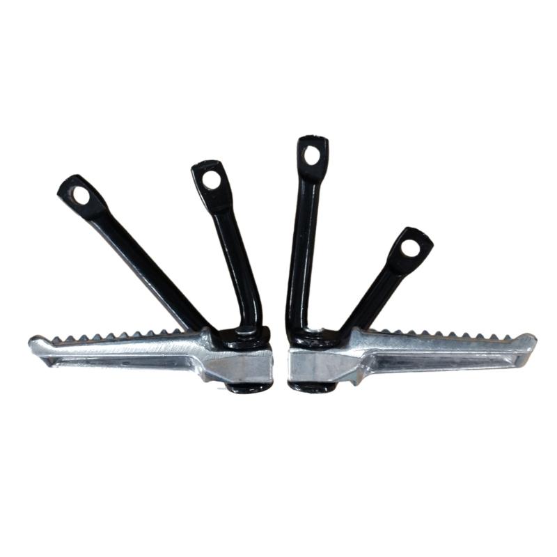 

2pcs Motorcycle Footpegs Motorcycle Rear Passenger Foot Pegs Footrests FootPegs For Cross-Country Motorcycle темно-сірий колір