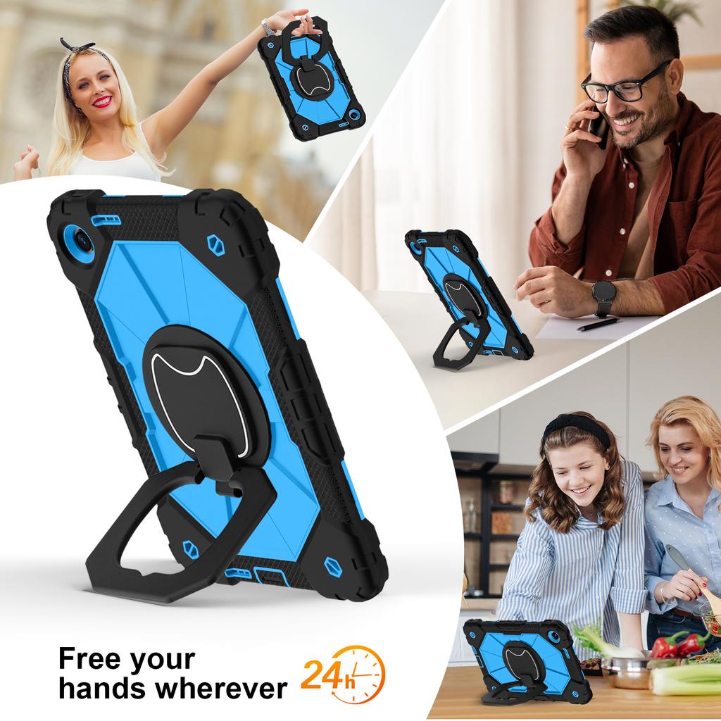 Robuste Panzerhülle für Xiaomi Poco C Pad X11 7pro 8pro Redmi Pad 2pro 12.1" SE 8.7" 9.7"11" 360° drehbarer Ständer für Kinder Tablet-Hülle mit Schultergurt