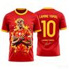 Yamal Fans' Summer  Printed Family Clothing Football Shirt T-shirt - Loose and Comfortable Suitable for Outdoor Wearing