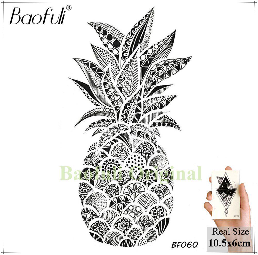 1PC Aquarell Kolibri Zweig Temporäre Tattoo Aufkleber Wasserdichte Arm Hals Gefälschte Tatoos