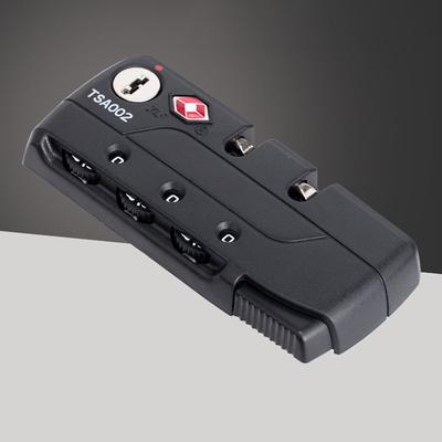 TSA 3-stelliges Zahlenschloss Sicherheitswerkzeugtasche Schloss Koffer Gepäck Codeschloss Zoll Passwortschloss Gepäckzubehör