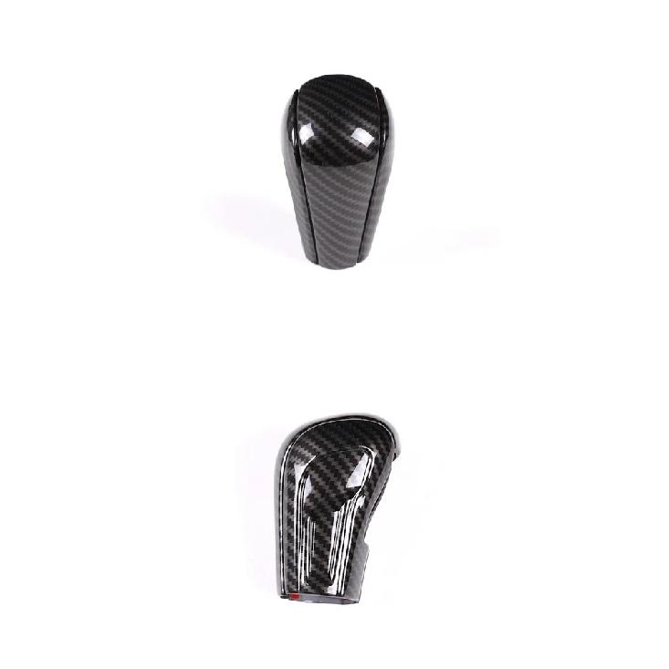 For Mazda 3 BP Axela CX-30 CX30 CX-50 2020-2022 Car Gear Head Shift Knob Handle Cover Trim Sticker ABS carbon fiber Accessories
