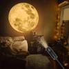 USB Decken Mond Erde Projektion Atmosphärenlicht Sternenhimmel Lampe Nachtlicht Romantische Schlafzimmerdekoration Galaxie Projektor