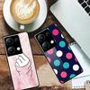 Redmi NOTE 13 PRO 4G Case with Tempered Glass & Aesthetic Color Painting