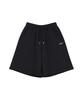 BORN TO WIN Chrome B Logo Half Pants Long Ver [Black]