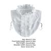 Ruffle Faux Collar Decorative Collars for Clothes Suit Removable False Collar Universal Shawl Elegant Top Lapel Shawl