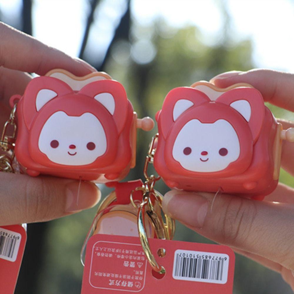 Exquisite Toaster Keychain Luminescence Cartoon Keychain Bag Accessories Animal Pendant  Gift
