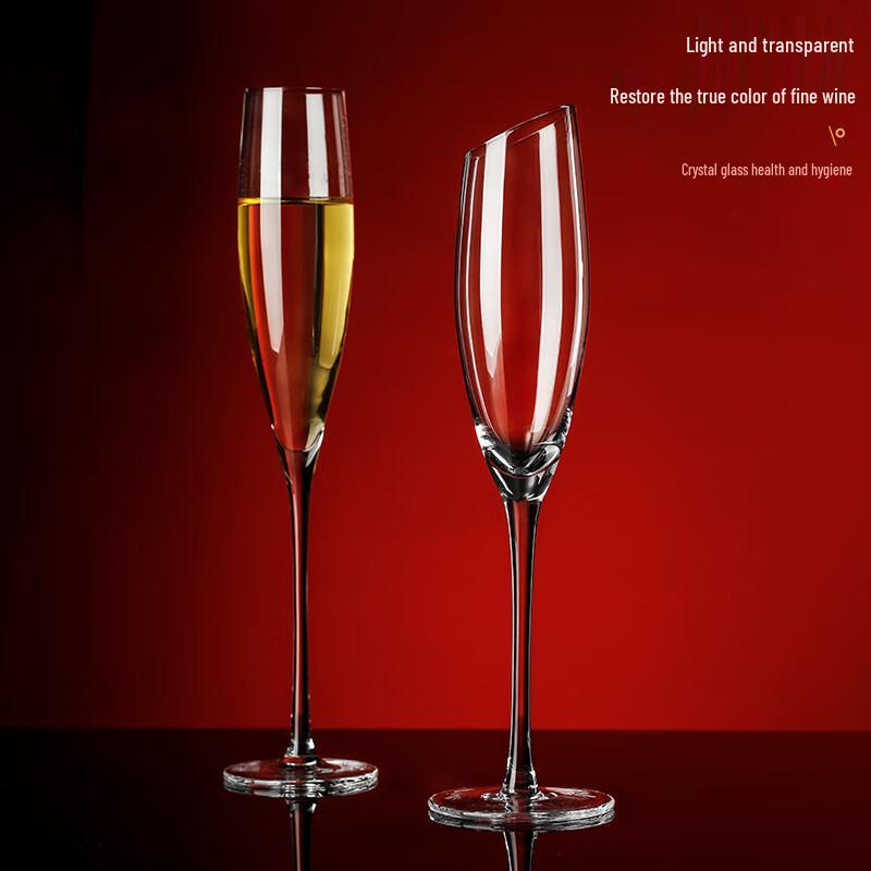 WQ Элегантный стеклянный бокал для шампанского
