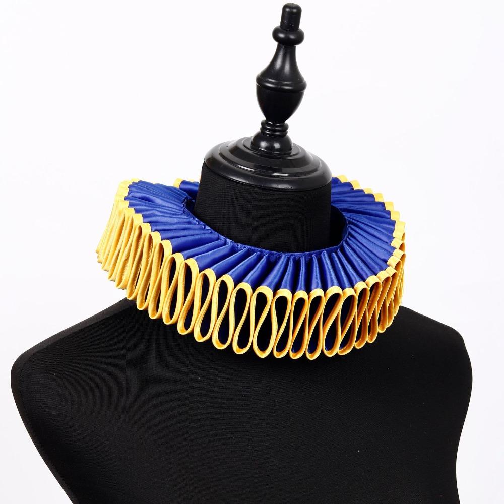 Opera Halloween Neck Ruffled Collar Detachable Renaissance False Collar  Cosplay