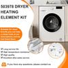 Upgraded Dryer Heating Element Kit Dryer Part Replacement 503978 Heating Element Dryer Easy Installation Accessories