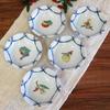 Waza no Kura Small Stylish Kutani Ware Small Set of with Fruit Japanese Side Made in Japan Bowls, Bowls, 5, Designs, Ceramic, Tableware, Plates,