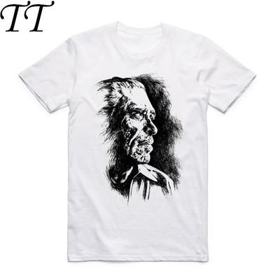 2019 S-XXX Men Women The Charles Bukowski T-shirt Short Sleeve O-Neck Harajuku Vintage Book Literary Poet Literature Cool Tshirt