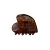 Side Clip Mini Hair Claw Acetic Acid Hair Grab Clip Retro Love Heart Hair Claw  Daily