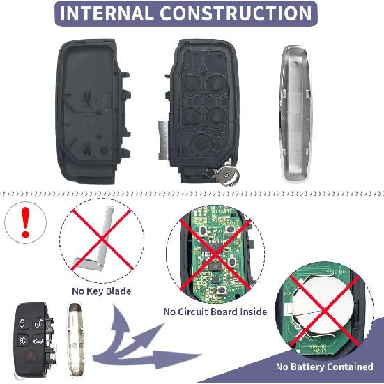 Key Fob Case for Range Rover Evouge Discovery Sport Velar Land Rover LR2 LR4 Jaguar XF XJ XJL XE F-Type F-PACE 2012 2013 2014 2015 2016 2017 2018  5