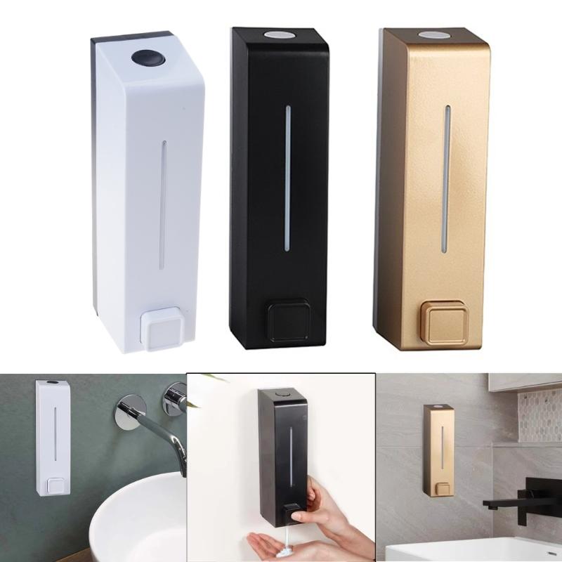 Modern Wall Mounted Soap Pump Dispenser Compatibility With Various Liquids Bathroom Liquid Dispenser