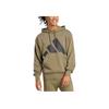 adidas Essentials Sportswear Comfortable Hoodie With Brand Logo Long Sleeve Sweatshirt Men Sweatshirt Olive Black JE8892