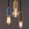 3 style kolorowe krótkie Loft Nordic Cement wisiorek światła nowoczesna lampa led E27 110 V przewód restauracja!