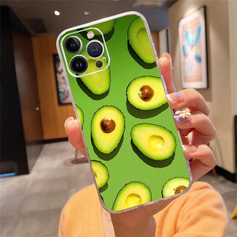Phone Case For iphone 17ProMax Air 16 15 14 13 Pro Max 15 16 Pro 15Plus Art Funny avocado Fruit