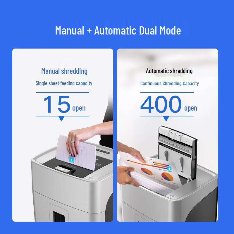 Comi AX5400D Automatic Commercial Paper Shredder CN plug (adapter included)