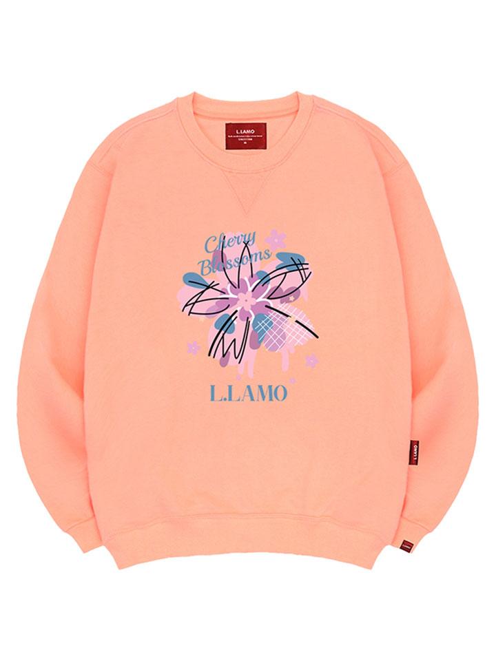 Ellamo Cherry Blossom Sweatshirt Unisex Plus Size S~4Xl (Type B)