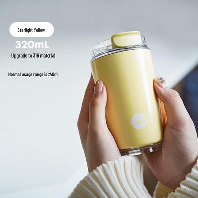 AKS Portable Stainless Steel Insulated Coffee Mug