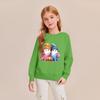 Children's Fashion Loose-fitting Casual Halloween Long-sleeved Printed Round Neck Sweatshirt