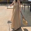 JK&JS French Retro High-Waist Wide-Leg Pleated Pants
