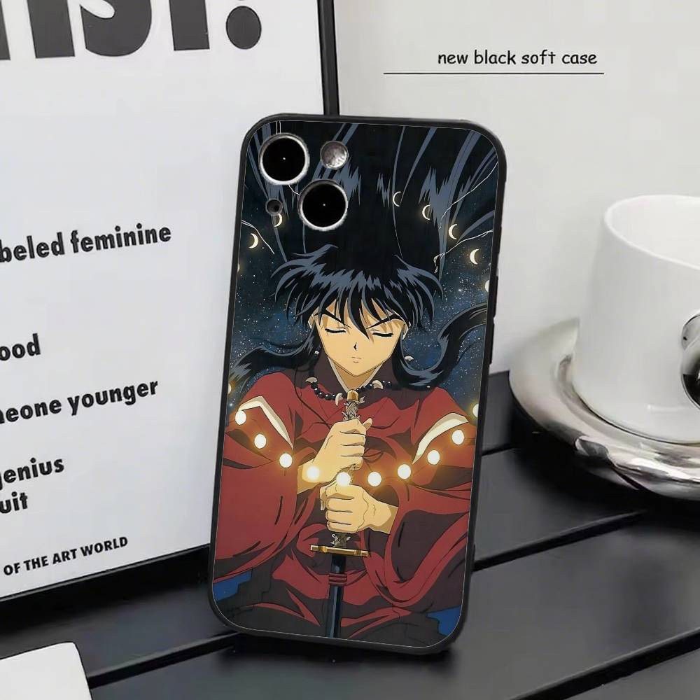 Retro Anime I-Inuyasha Phone Case Silicone Soft For IPhone 17 Air 16 15 14 13 12 11 Plus Pro Max Plus