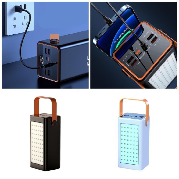 66W Outdoor Camping Light and Mobile Power Adapter 30000mA/50000mAh for Explorers Efficient Battery Power Charger
