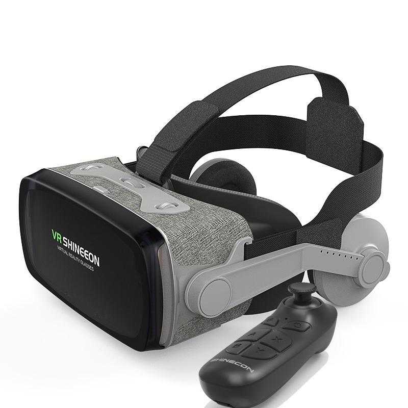 VR 3D Glasses, Head-mounted Virtual Reality VR Glasses for Immersive Video Game Experience, Suitable for Smartphones