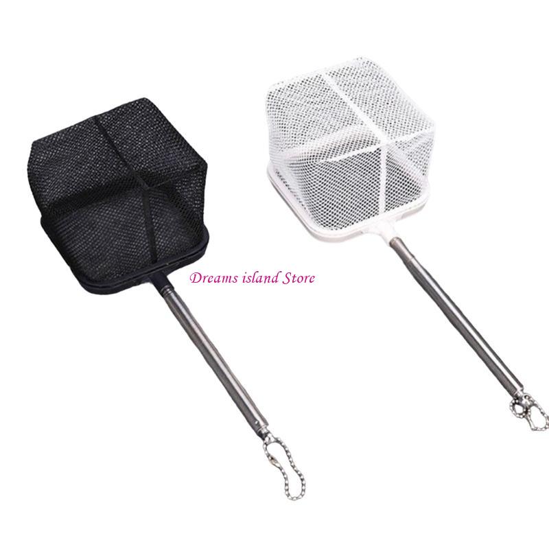 Fish Net for Fish Tanks Telescopic Rod with Removable Head for Easy Clean HX6C