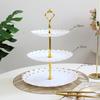 Cupcake Stand Holder Dessert Table Display Rack 2/3-Tier Snack Serving Tray for Tea Party Wedding Baby Shower