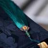 New Chinese Style and New Chinese Style Bag with Large Capacity Bamboo Handle, Fragrant Cloud Yarn, Retro Style Hanfu Qipao, Hand-held Bag