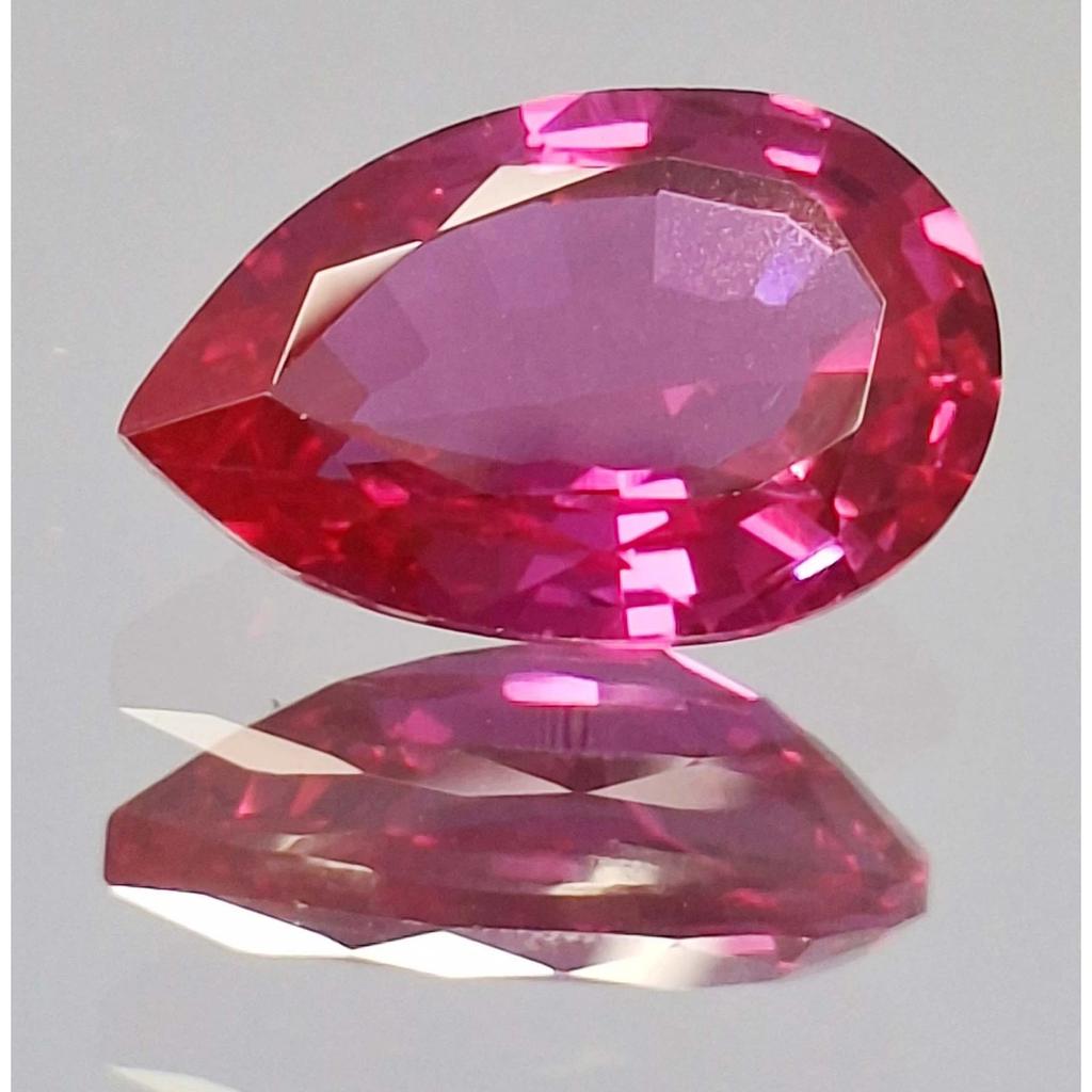 Natural Pink Sapphire 10-12 Ct Pear Cut Certified Beautiful Loose Gemstone
