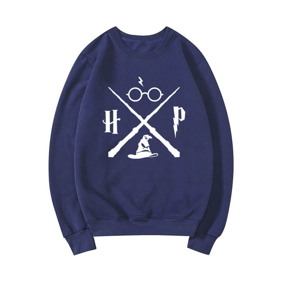 

Толстовка Wizard Hat Толстовка Wizard Wand Толстовка HP Пуловери з довгим рукавом Жіночі толстовки з графічним малюнком Толстовки Magic School Топ вуличного одягу XXXL темно-синього кольору