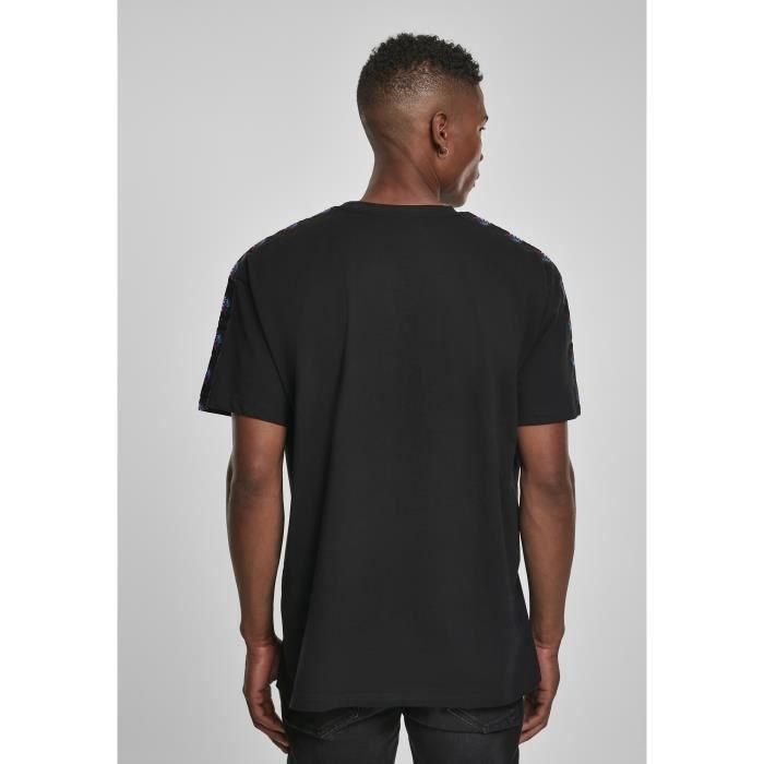 T-shirt - Mister Tee - logo taped - Noir - Homme - Manches courtes