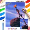 Digital Oil Painting Art Kit Lion King Handmade Diy Home Decorations