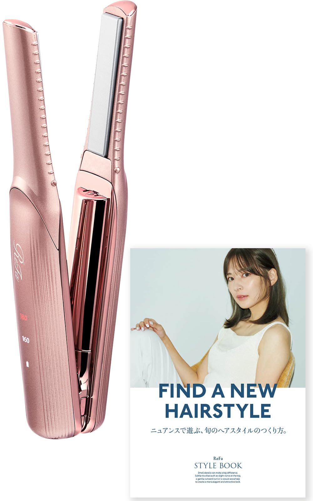 

[Official Store Exclusive] ReFa FINGER IRON ST with Original Shopping Bag (Pink)