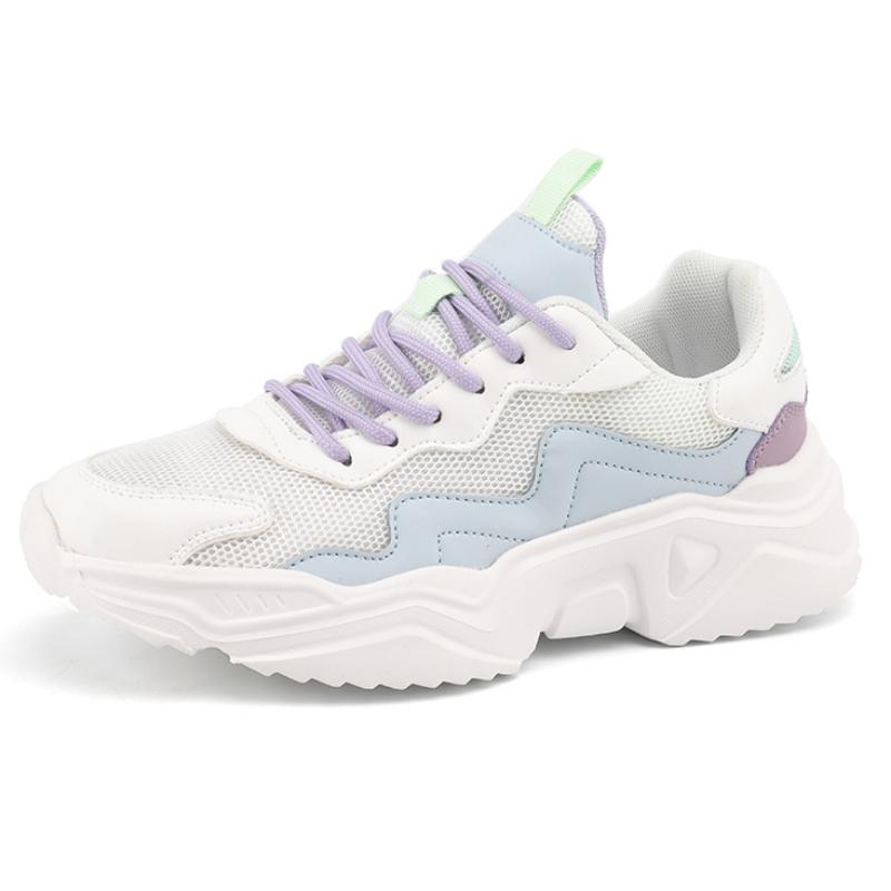 

Новые женские легкие дышащие кроссовки для пар, обувь для папы 42 белый/синий