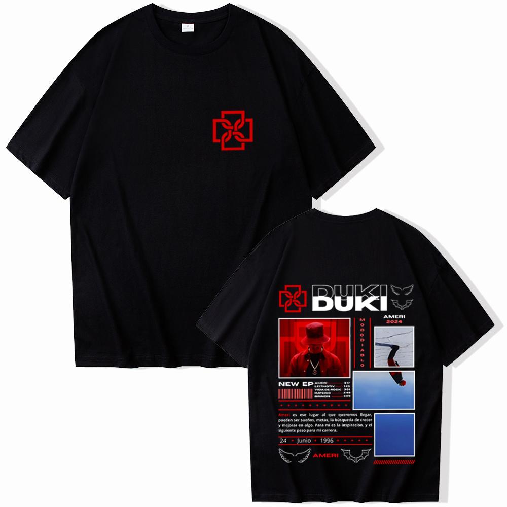 Duki Rapper Album TShirt Fashion Y2k Unisex TShirt Duki Merch Fans Gift Tops Harajuku ONeck Summer Casual Unisex Shirt