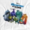 Monsters at Work Unisex-T-Shirt mit Mike Sully Tylor-Logo für Erwachsene
