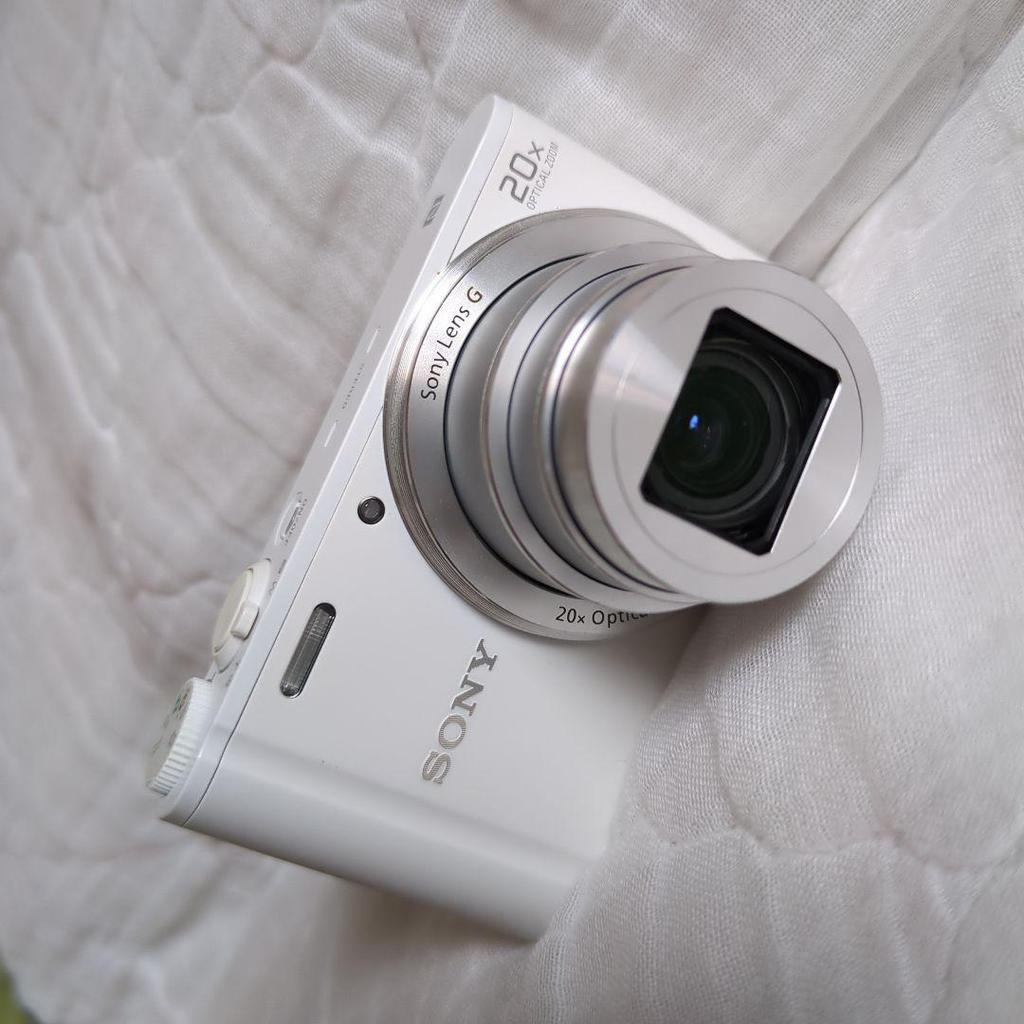 Used SONY Cyber-shot DSC-WX350 White Jacket Case