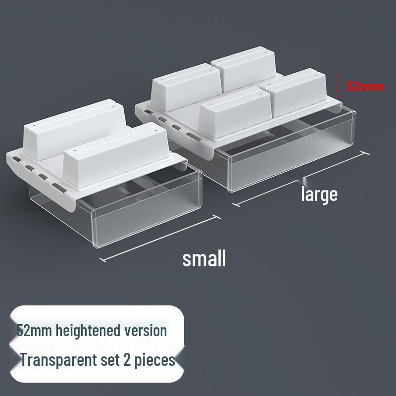 Invisible Under-Desk Storage Drawer for Office Workstation