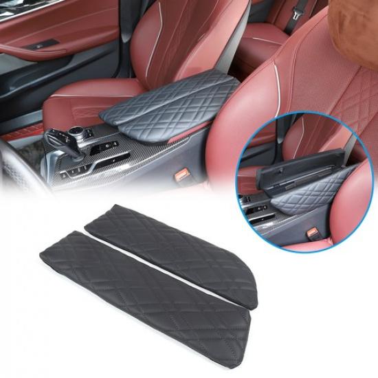 Leather Car Armrest Box Cover Protection Trim For BMW 5 Series G30 2018-