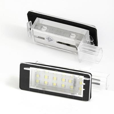 LED License Plate Light Compatible with Renault Espace MK403 Scenic MK2 Laguna KGO Dacia Duster High Quality Car Accessories